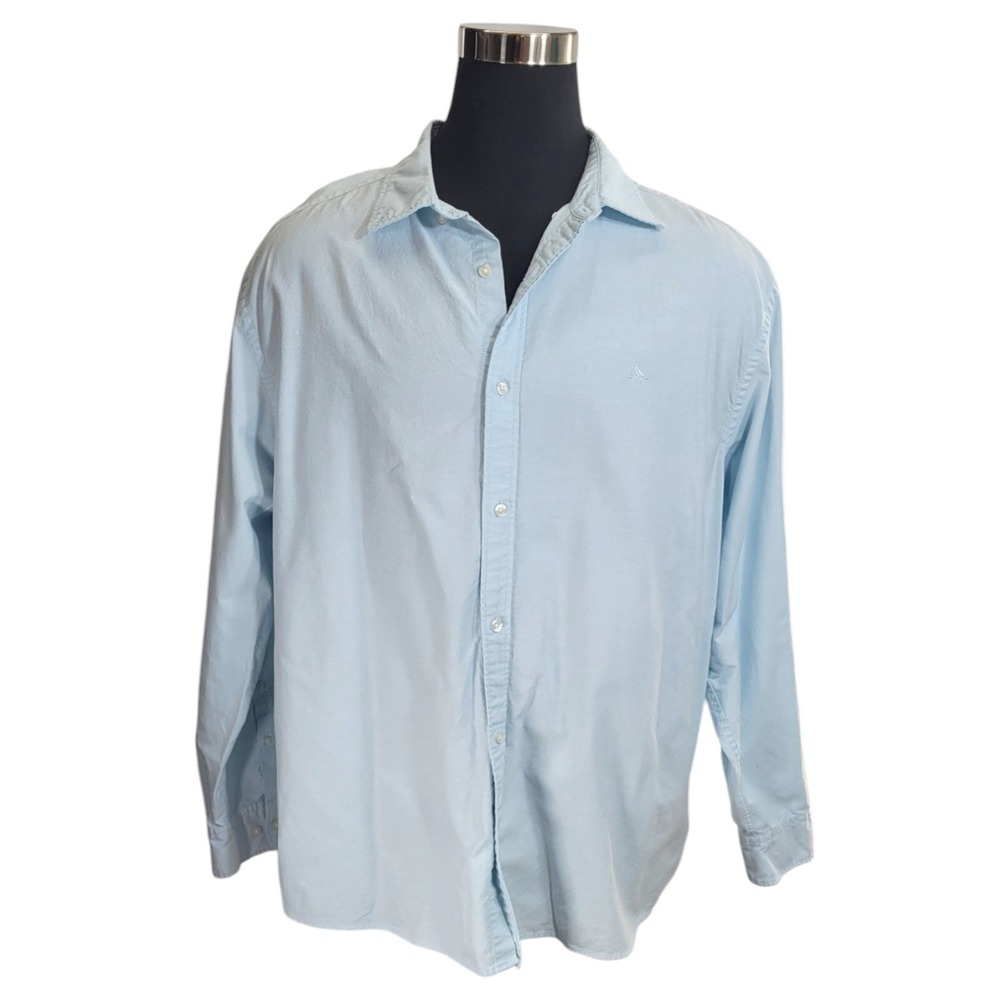Charles Tyrwhitt Shirt Men XXXL Light Blue 100% Cotton Classic Fit Oxford Office